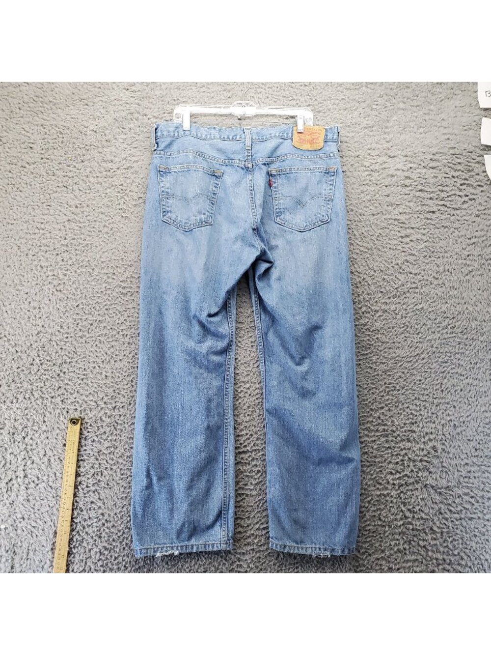 Levis Jeans Mens 34x30 Light Blue 569 Loose Straight Fit 5-Pocket Denim *Read*